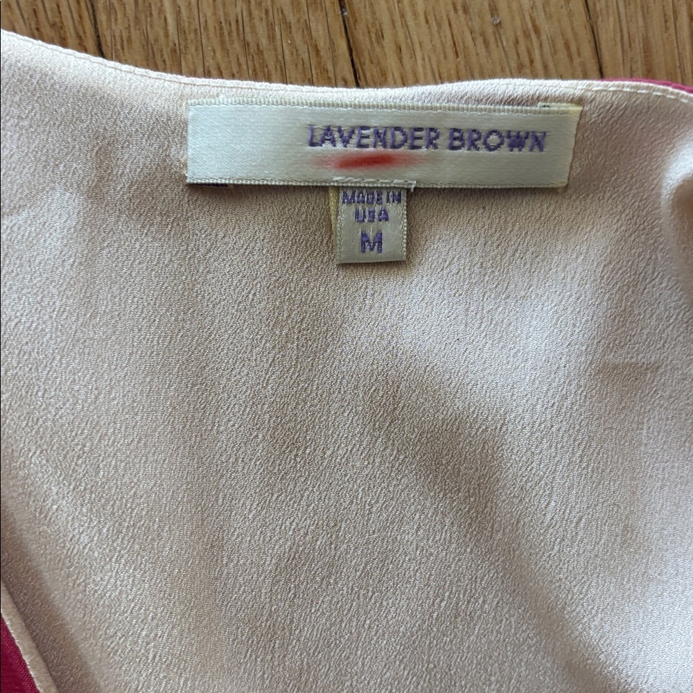 Lavender Brown Raspberry Dress - Picture 3 of 5
